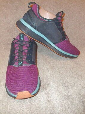 Kuru Atom Sneakers Womens Size 10 Comfort Cushioned Walking Shoe Arch Purple EUC